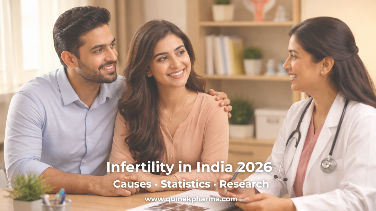 Infertility in India 2026 — Causes, Statistics and Research Guide by Quinek Life Sciences