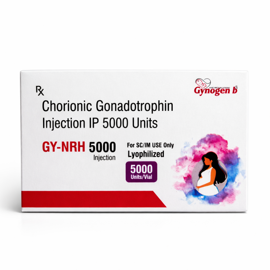 Human Chorionic Gonadotrophin Injection 5000 IU - GY-NRH by Quinek Life Sciences