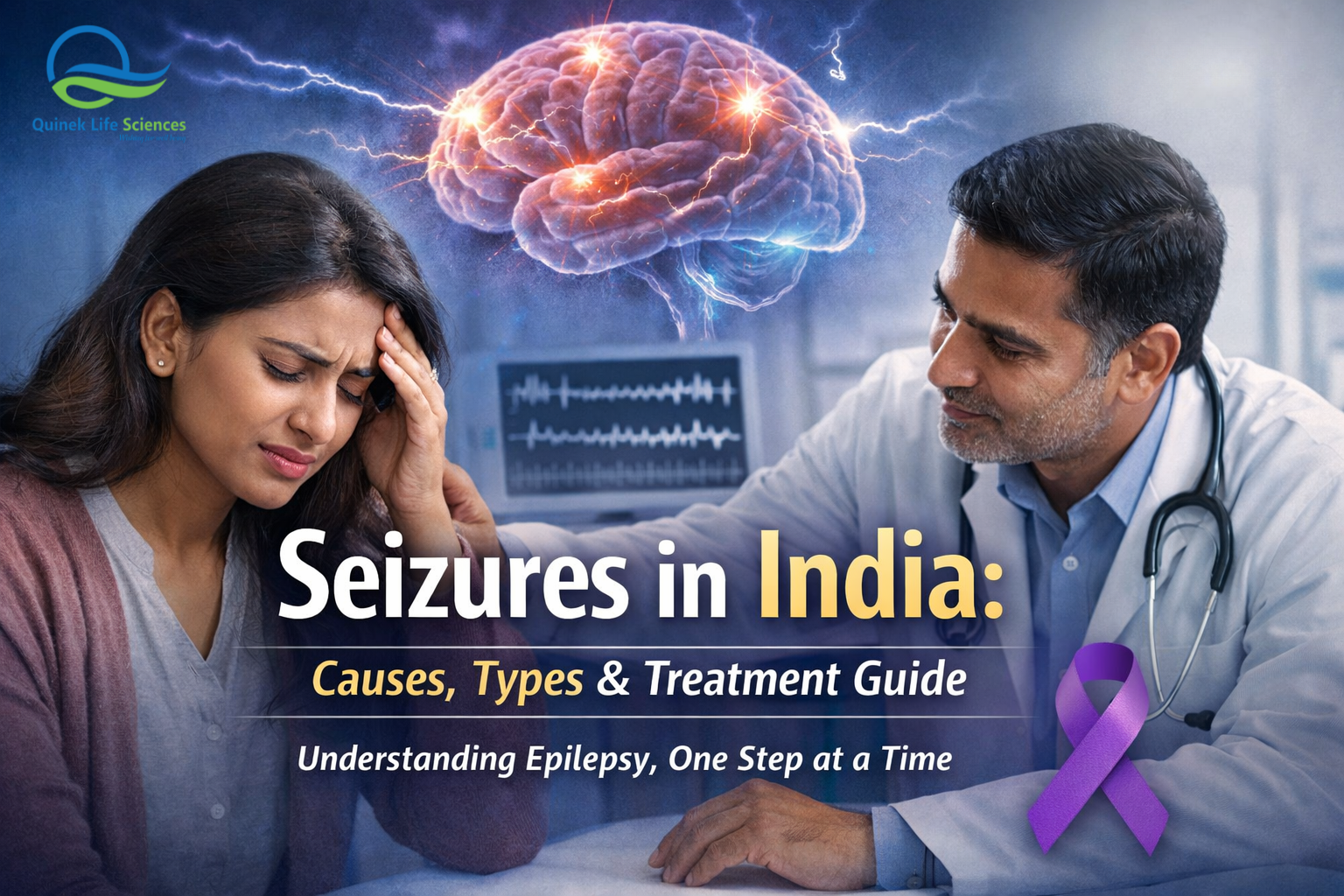 Seizures in India causes, types & treatment guide- Quinek Life Sciences