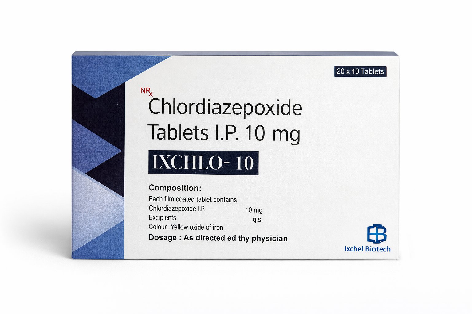 IXCHLO-10 Chlordiazepoxide 10mg