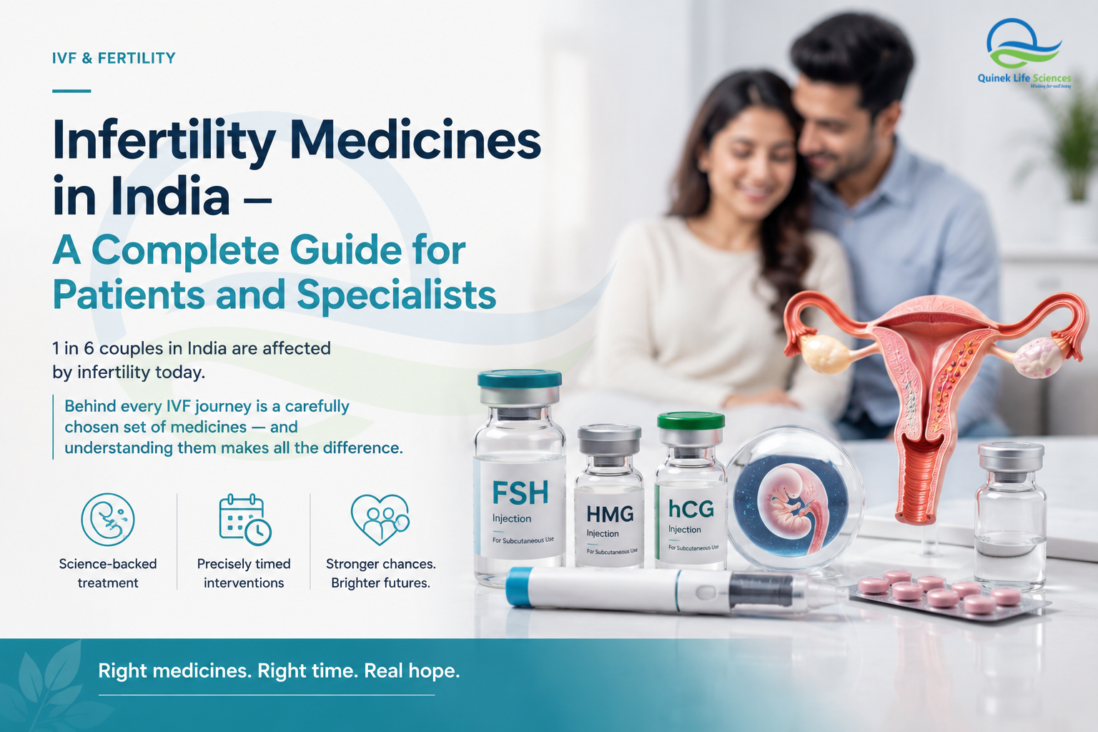 Infertility Medicines in India – Complete Guide to IVF, Fertility Treatments and Reproductive Medicines- Quinek Life Sciences