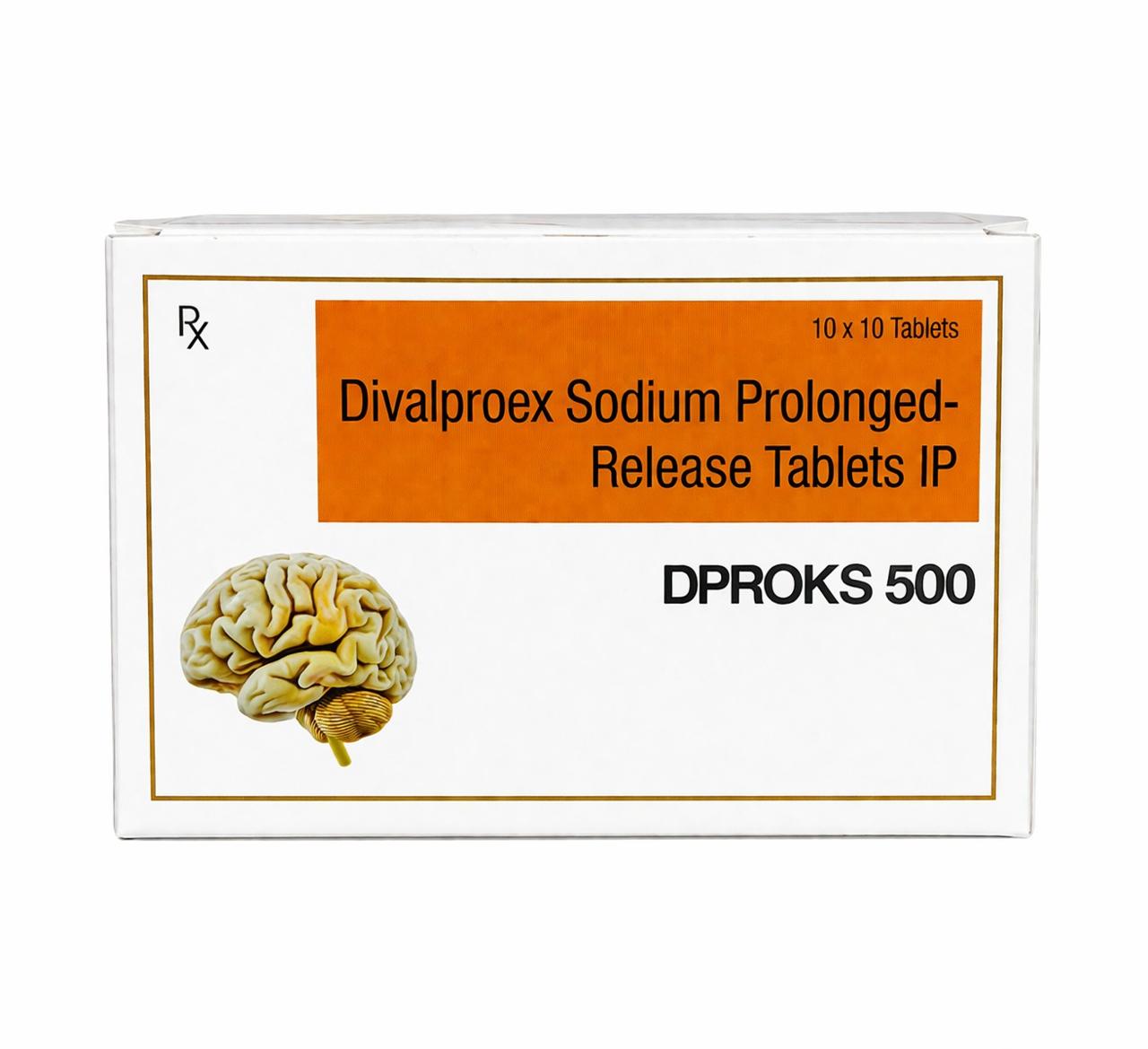 DPROKS 500 Divalproex Sodium 500mg