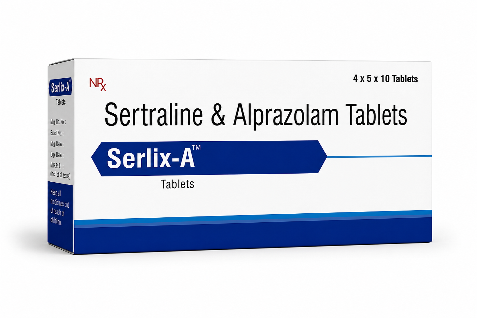 SERLIX-A Sertraline Alprazolam
